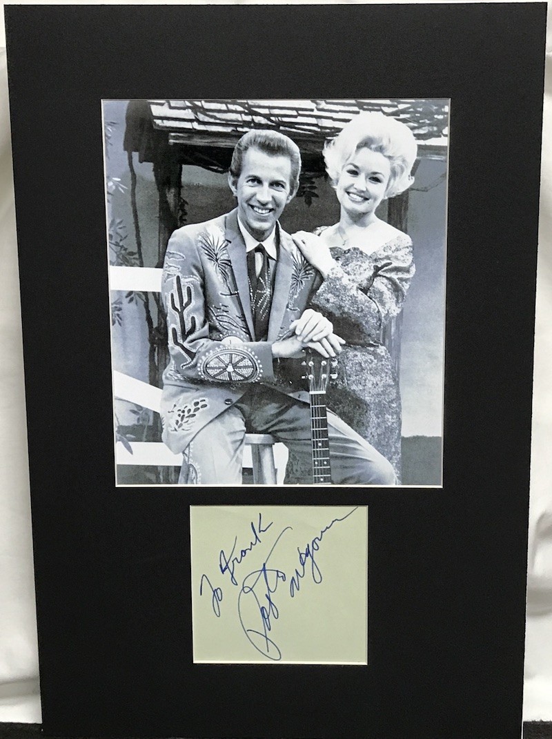 Porter Wagoner Signature Matted
